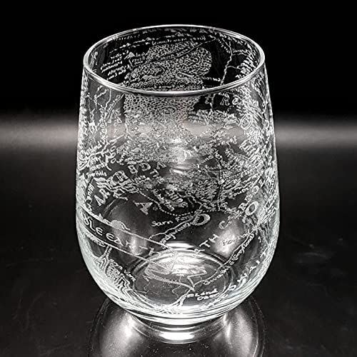<p><strong>LumEngrave</strong></p><p>amazon.com</p><p><strong>$29.95</strong></p><p>Enjoy your Chardonnay or Pinot Noir while meandering through a map of Middle-earth. This engraved wine glass is stemless, dishwasher safe, and holds 17 ounces in volume. </p>