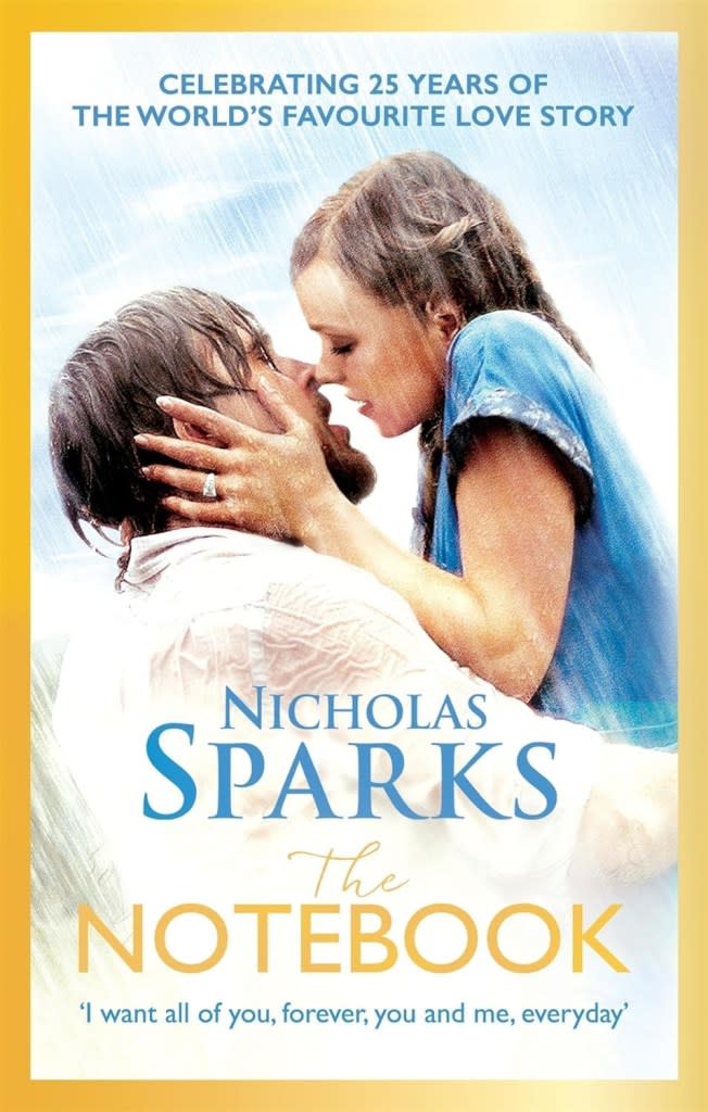 Noah from the notebook was voted the number one romance novel boyfriend. Amazon