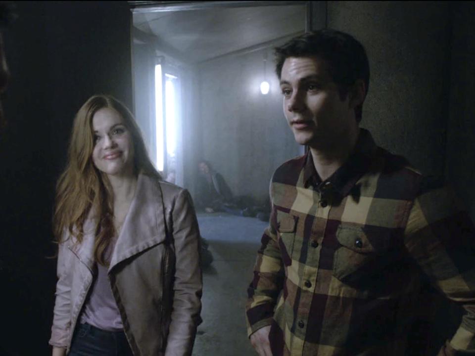 Holland Roden and Dylan O'Brien on the series finale of "Teen Wolf."