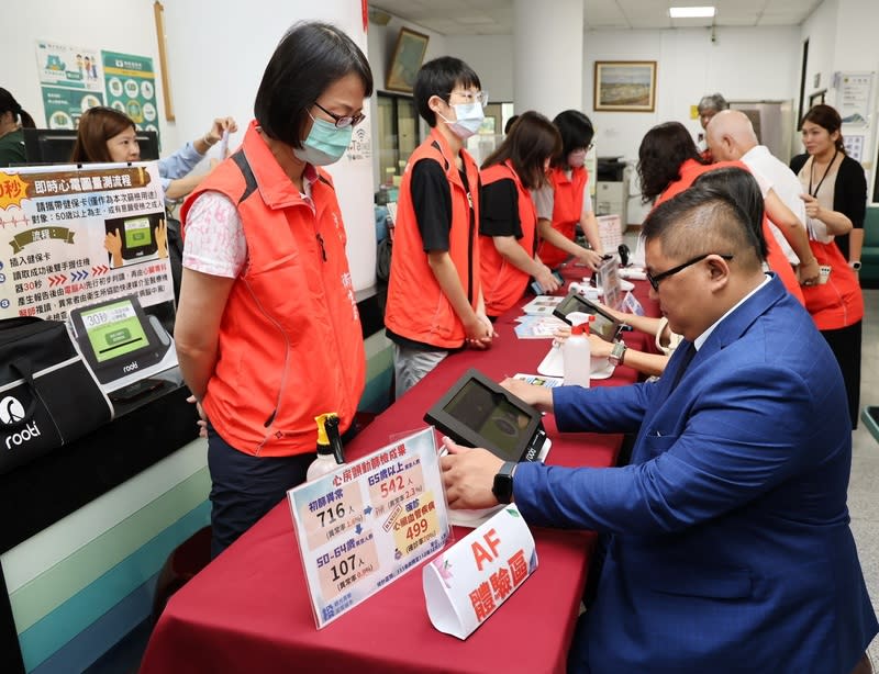 南投縣發表心房顫動免費篩檢相關成果 南投縣衛生局3日下午舉辦心房顫動篩檢快速就醫成 果發表會，指出2年來共服務4萬3511人，協助696人 就醫檢查，其中499人確認有心房顫動、腦梗塞、心 衰竭等心血管相關疾病。 （南投縣政府提供） 中央社記者蕭博陽南投縣傳真  113年5月3日 