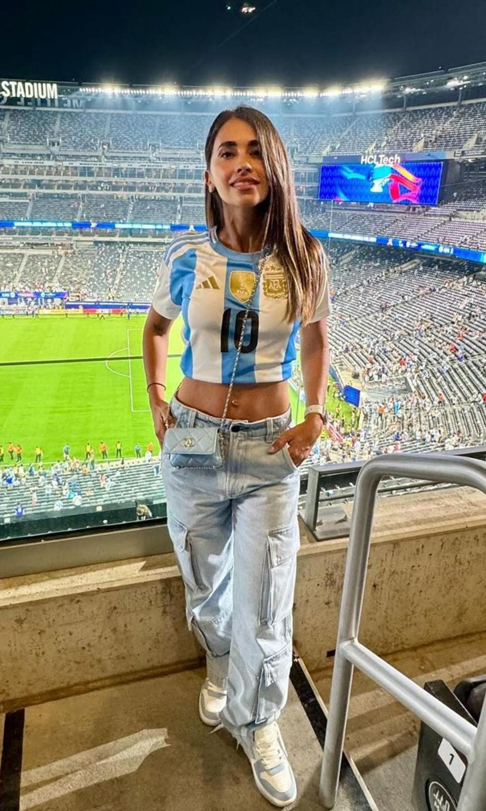 Antonela Roccuzzo, la fan #1 de Messi