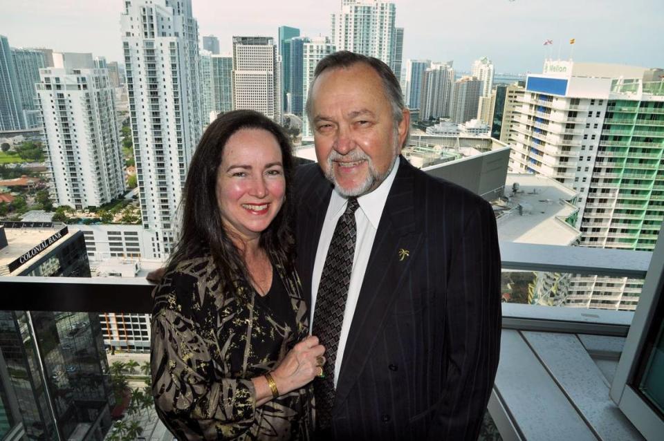 of Judy and Merrett Stierheim in a 2010 Miami Herald file photo.