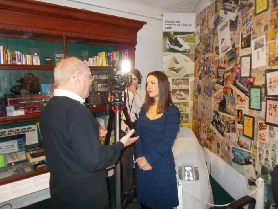 East Anglian Daily Times: Ray Clark speaking at the opening