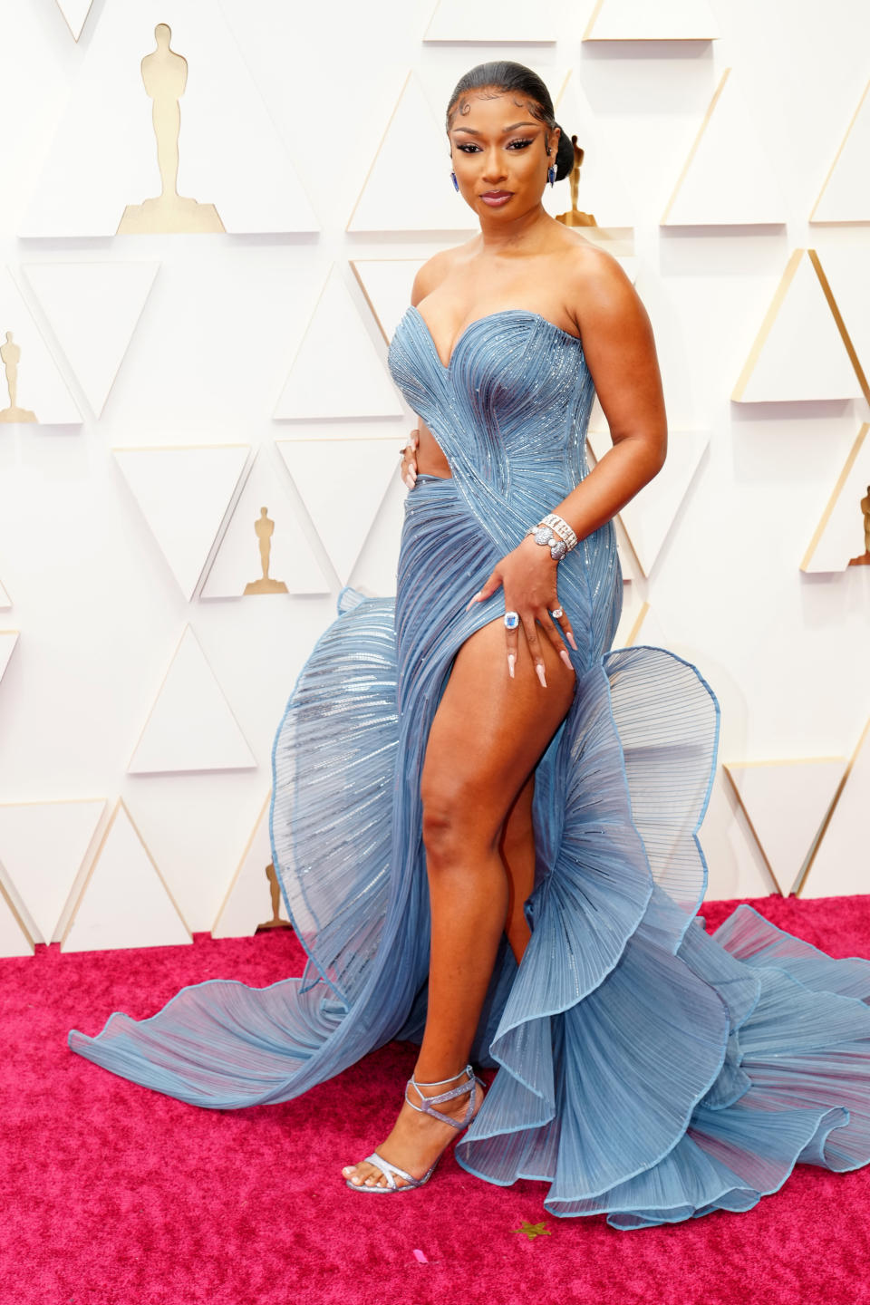 Megan Thee Stallion on the Oscars red carpet