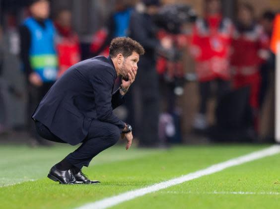 Simeone’s Atletico run could be coming to an end (Getty)