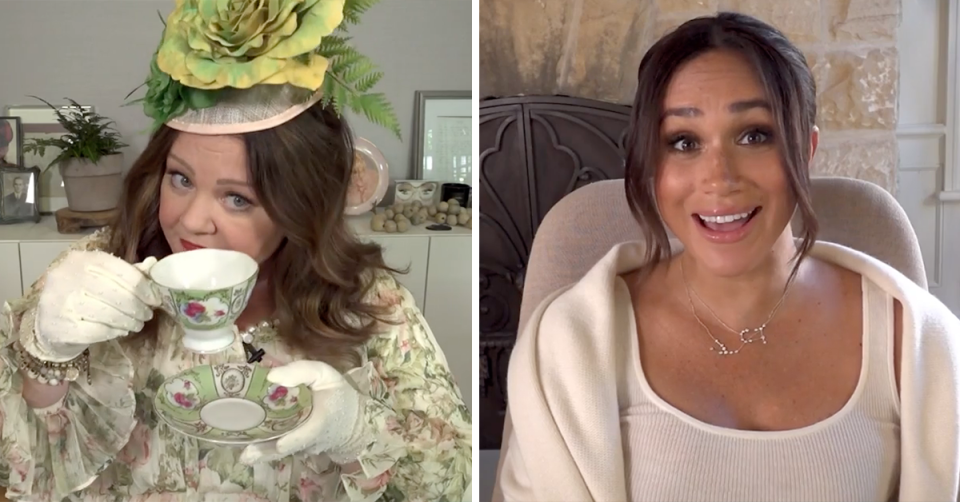 Melissa McCarthy and Meghan Markle's video.