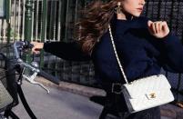 <p>To celebrate Chanel's famous <a href="https://www.elle.com/uk/fashion/what-to-wear/a30859/best-investment-bags/" rel="nofollow noopener" target="_blank" data-ylk="slk:11.12 handbag;elm:context_link;itc:0;sec:content-canvas" class="link ">11.12 handbag</a>, the fashion house has released The Chanel Iconic Campaign. Shot on the streets of the Paris neighbourhood of Saint-Germain-des-Pré, Rianne van Rompaey, Imaan Hammam and Zoé Adjani show the classic flap bag in all its wearable and chic glory. </p><p><a class="link " href="https://www.chanel.com/gb/fashion/p/A01112Y0129594305/classic-handbag-lambskin/" rel="nofollow noopener" target="_blank" data-ylk="slk:SHOP NOW;elm:context_link;itc:0;sec:content-canvas">SHOP NOW</a></p>