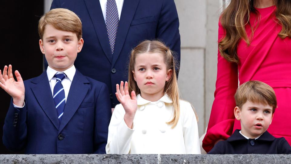 Prince George of Cambridge, Princess Charlotte of Cambridge and Prince Louis