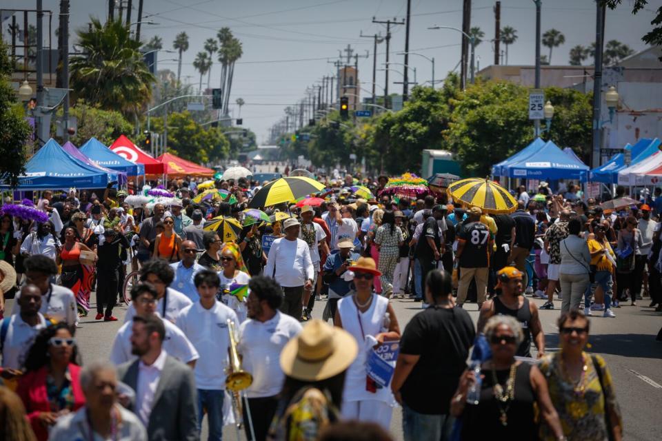 Community celebrate the newly named, "New Orleans Corridor."