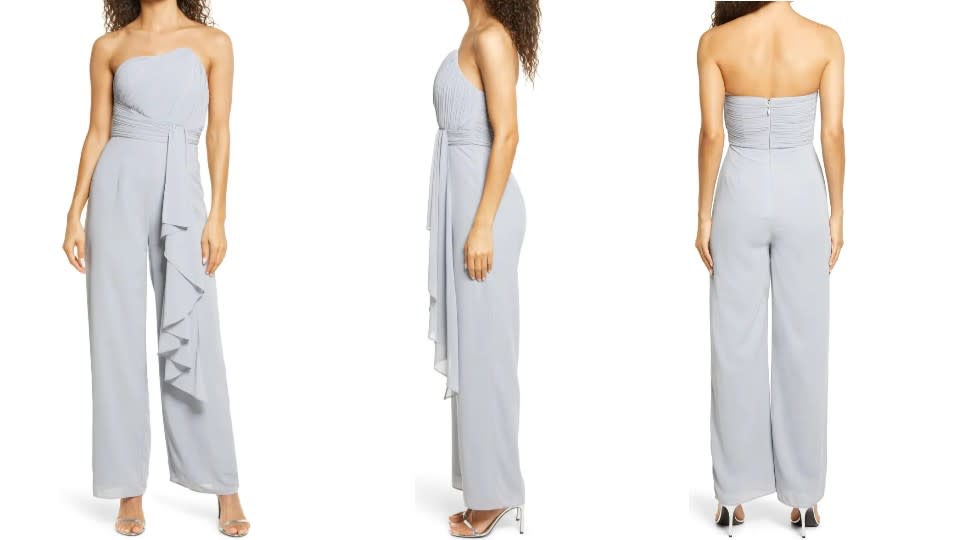 Lavish Alice Strapless Ruffle Jumpsuit - Nordstrom, $60 (originally $150)