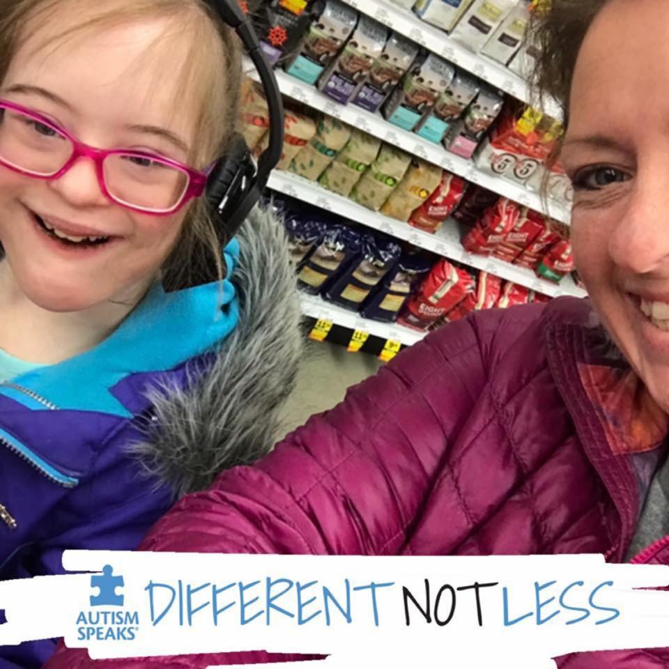 "Our daughter has Down syndrome and autism. For us, autism looks like a lot of things. Sometimes loneliness, sometimes happiness, sometimes confusion, sometimes overwhelmed. Always love. There's always love."