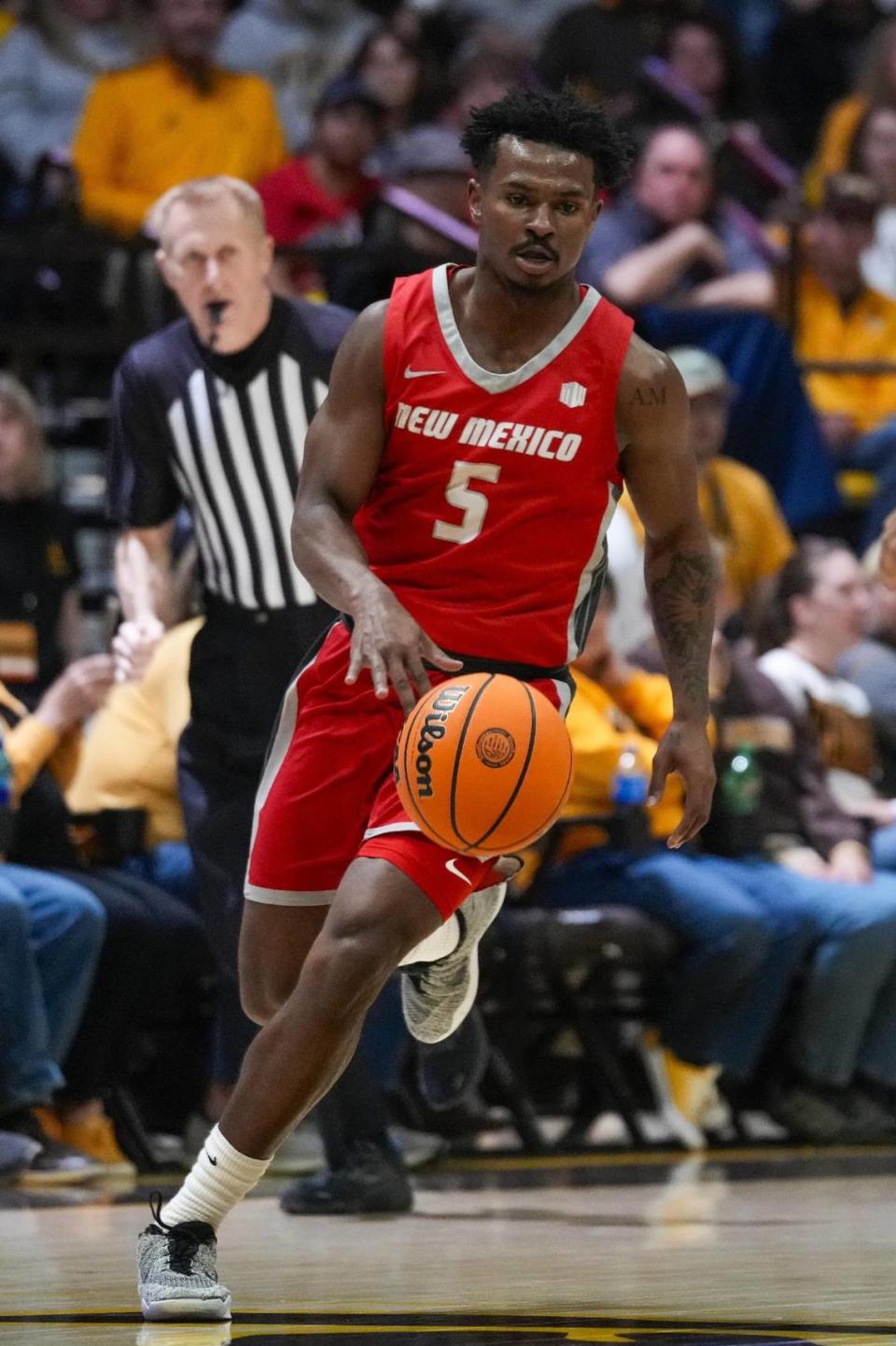 Jamal Mashburn Jr. averaged 14.1 points per game for New Mexico this season. Troy Babbitt/USA TODAY NETWORK