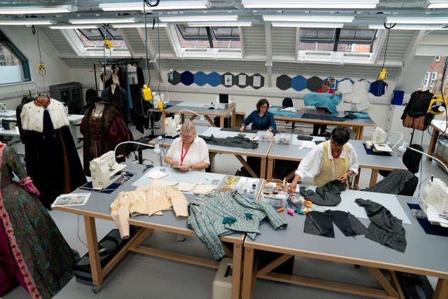 Royal Shakespeare Company costume workshop