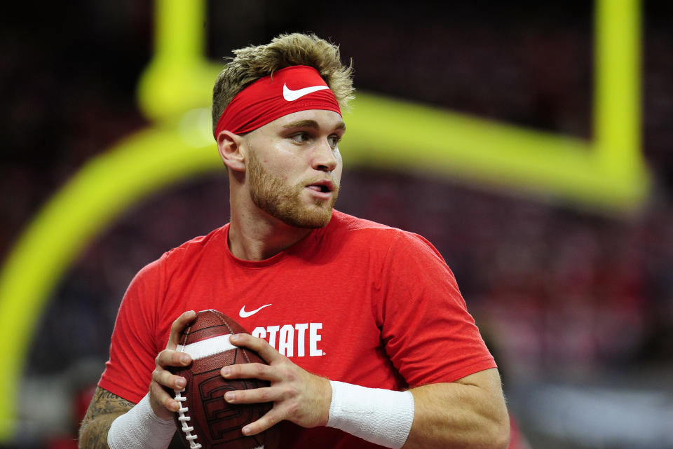 Tate Martell will join new head coach Manny Diaz in Miami. (Getty)