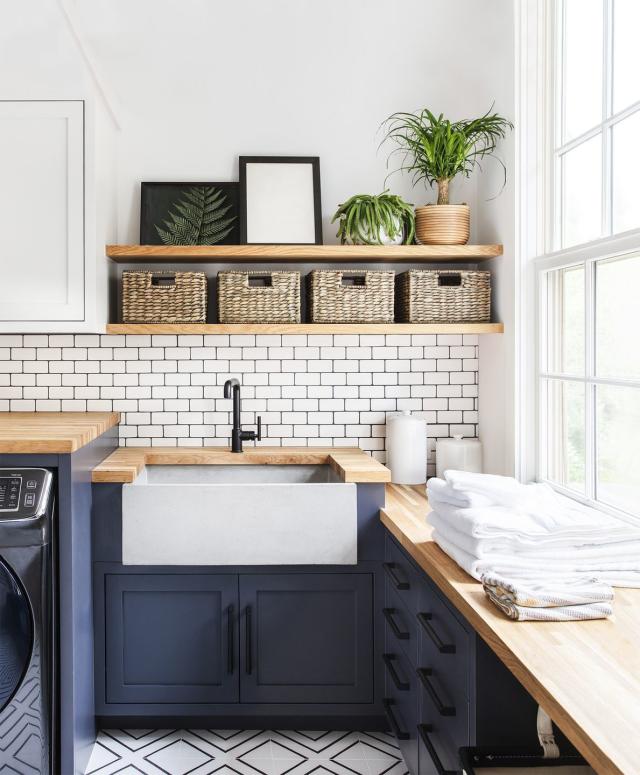 Small Laundry Room Makeover! - Jessica Welling Interiors