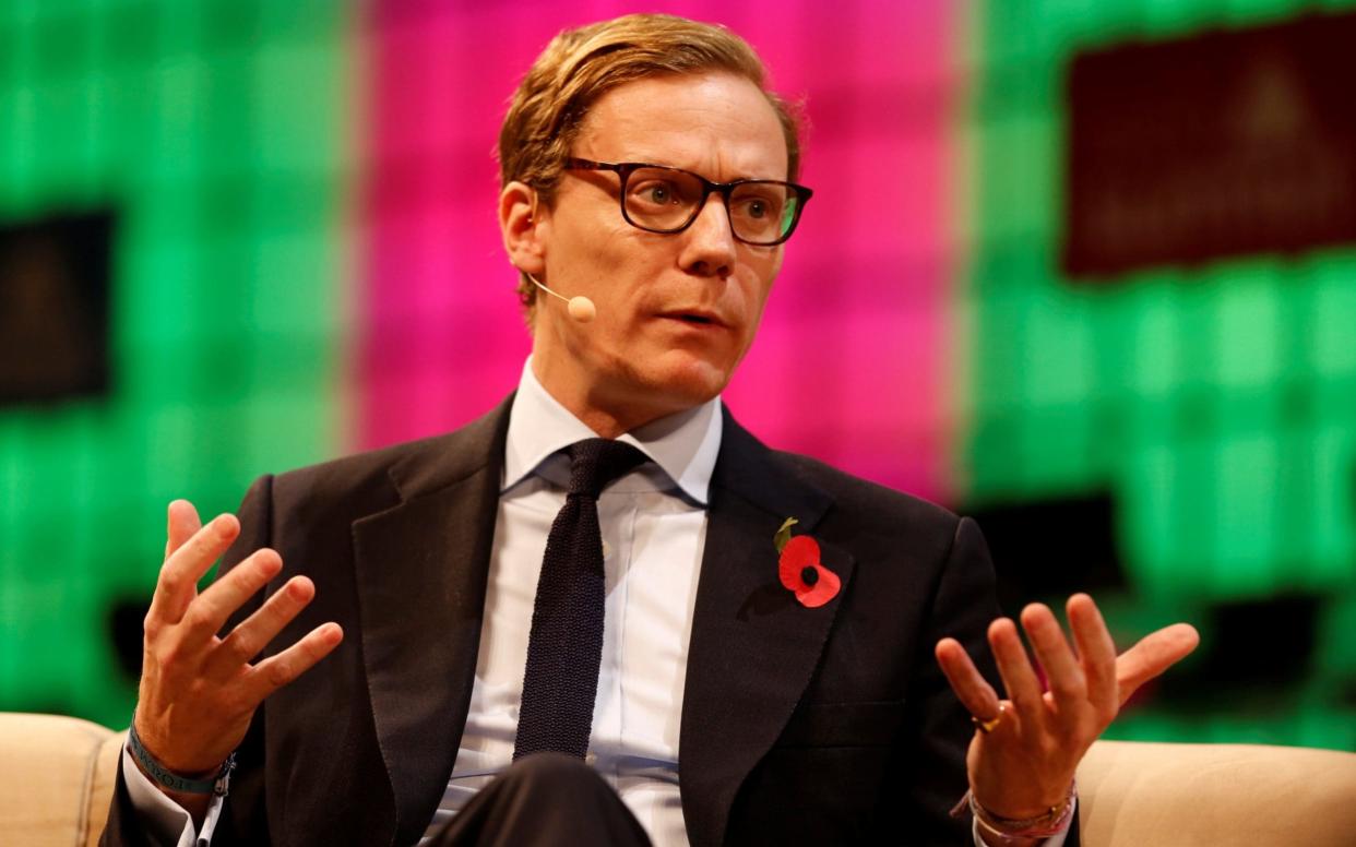 Alexander Nix, chief executive of Cambridge Analytica, which is at the centre of a data harvesting scandal - REUTERS