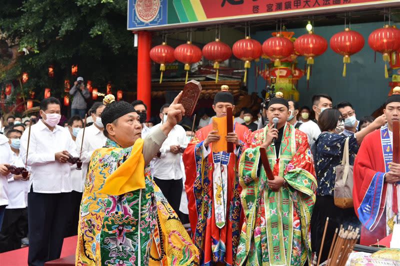 鎮瀾宮祈雨儀式（圖／翻攝自臉書）