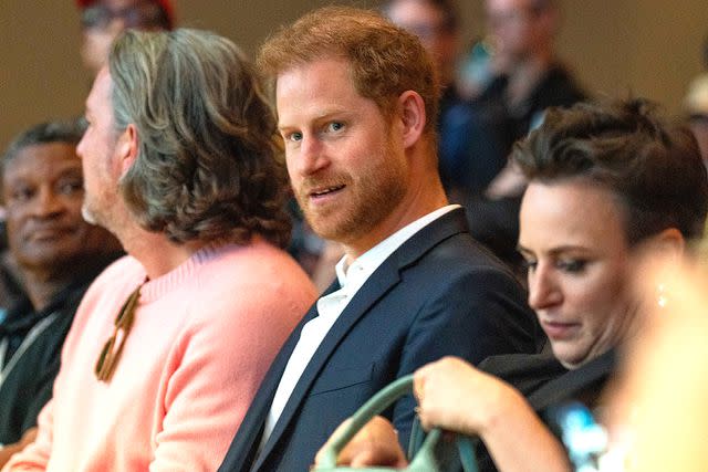 <p>SUZANNE CORDEIRO / AFP</p> Prince Harry supports wife Meghan Markle at SXSW panel on March 8, 2024