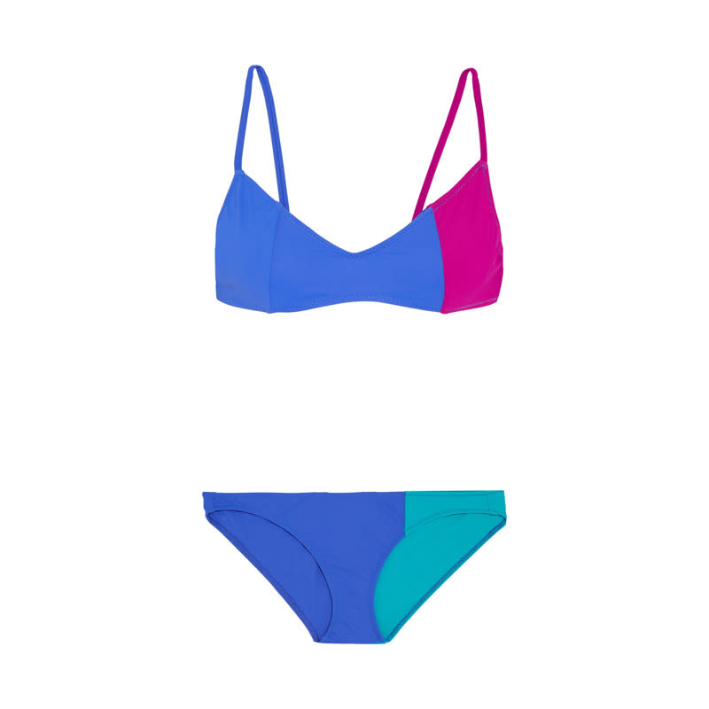 Elsa And Enel Color-Block Triangle Bikini, Araks, $300