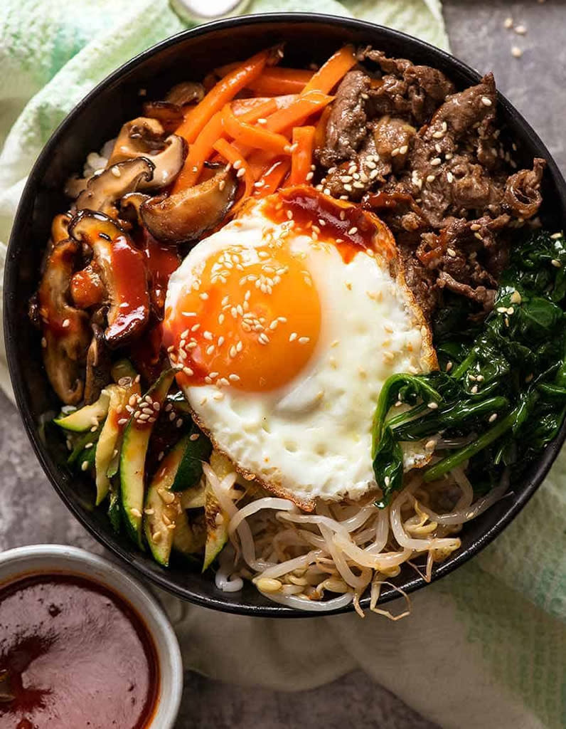 Bibimbap et sauce Gochujang maison