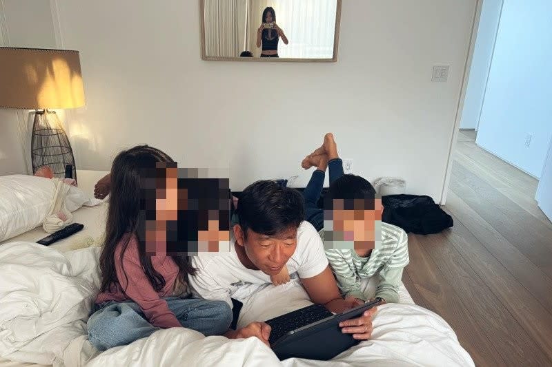 隋棠經常在臉書分享親子照，但被鄰居控訴不管孩子、噪音擾鄰。（圖／翻攝自臉書）