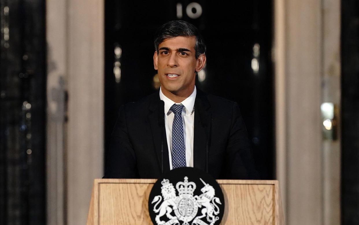 Rishi Sunak says 'the time has now come for us all to stand together'