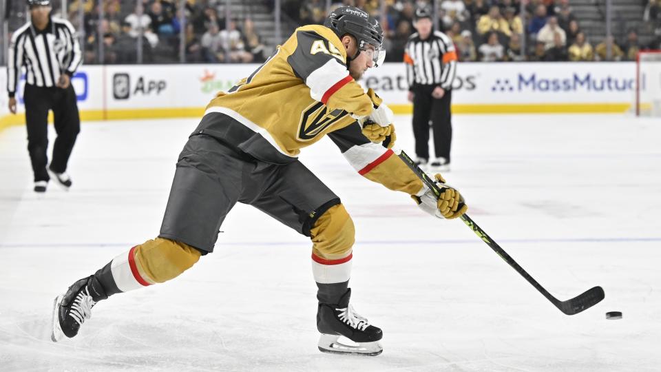 Ivan Barbashev gave the Golden Knights excellent production in the playoffs. (David Becker/NHLI via Getty Images)