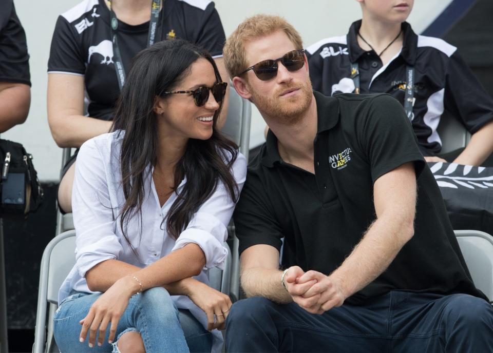 El príncipe Harry y Meghan Markle durante su primera aparición pública juntos en los Invictus Games 2017 en Toronto, Canadá.