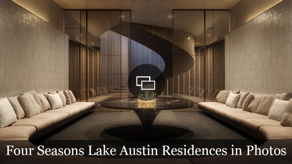 Four Seasons Lake Austin Residences spa seating area