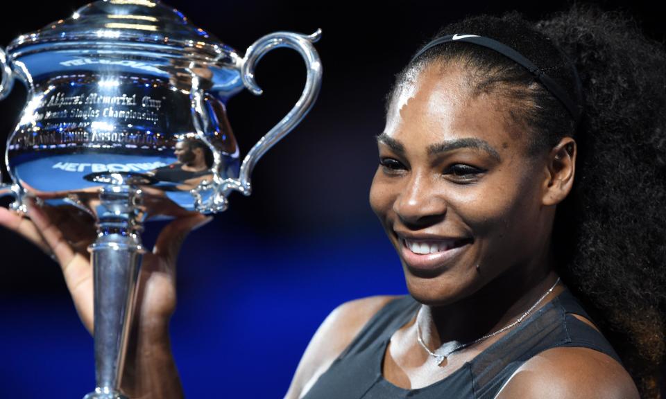 Serena Williams won last year’s Australian Open.