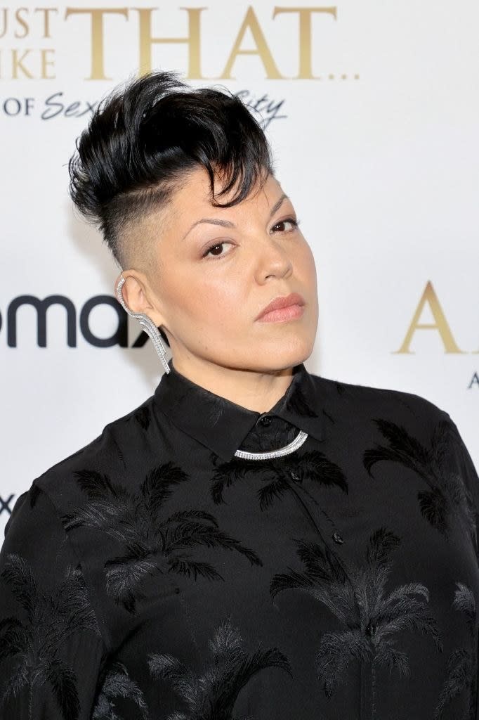 Closeup of Sara Ramirez