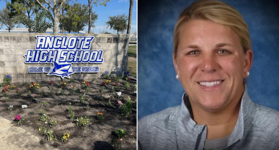 Teacher Ciara McKeon was killed in the car park of the school she worked at. A garden memorial was planted in her honour. 