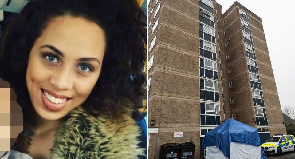 Annabelle Lancaster was found dead outside a block of flats in north London on Sunday (Pictures: Facebook/PA)