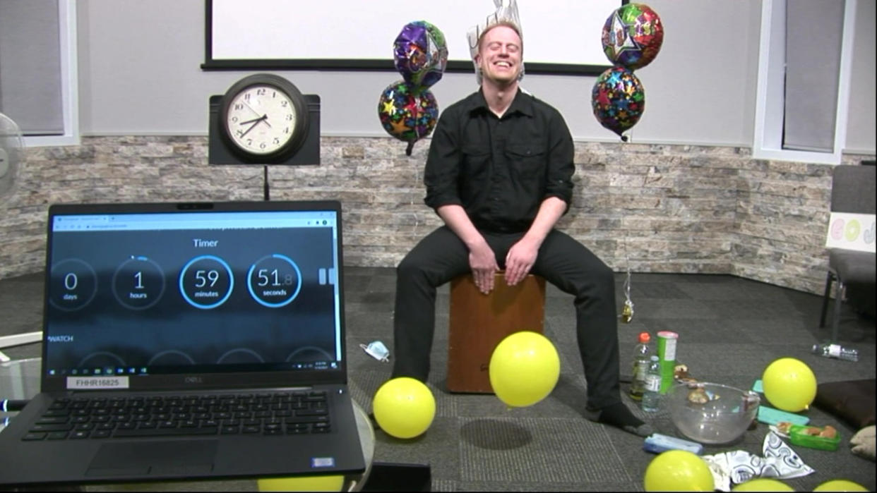 Jared Dormer, 31, played a Cajon for 25 hours, 42 minutes, and 34 seconds, smashing the previous record of 24 hours.