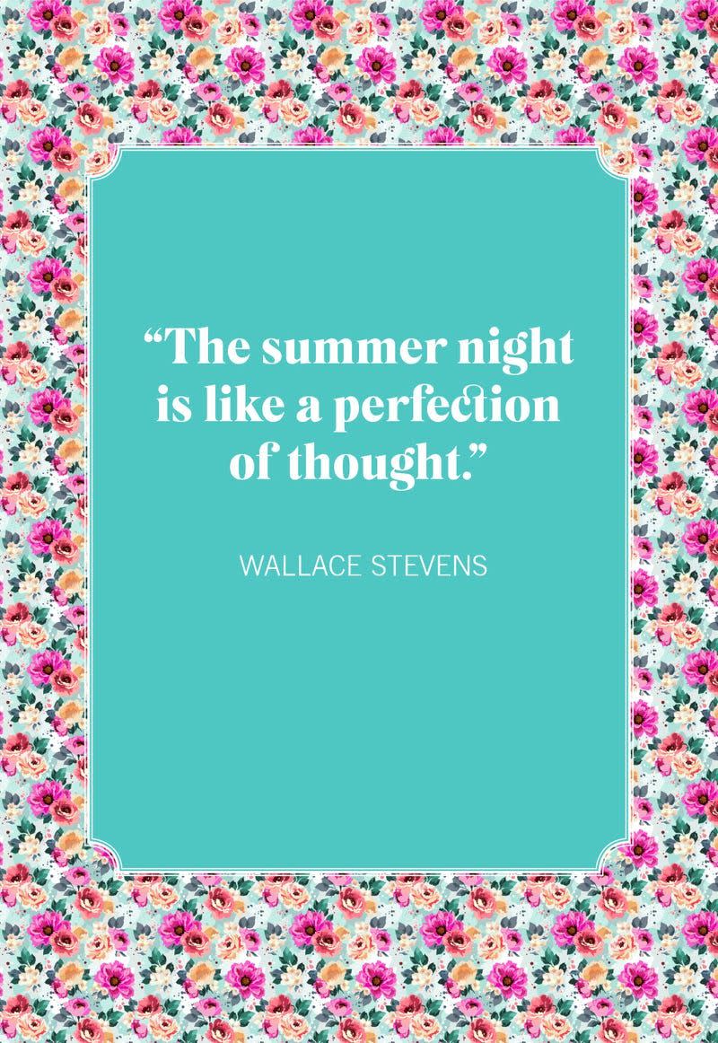 summer quotes wallace stevens