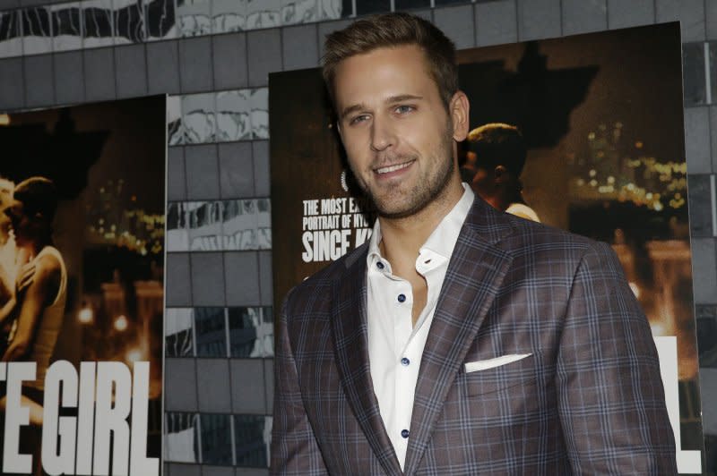 Dan Amboyer arrives on the red carpet at the "White Girl" premiere at Angelika Film Center in New York City in 2016. File Photo by John Angelillo/UPI