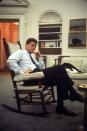 <p>I call this piece "Presidential Pensive (The President in Repose I)". </p>