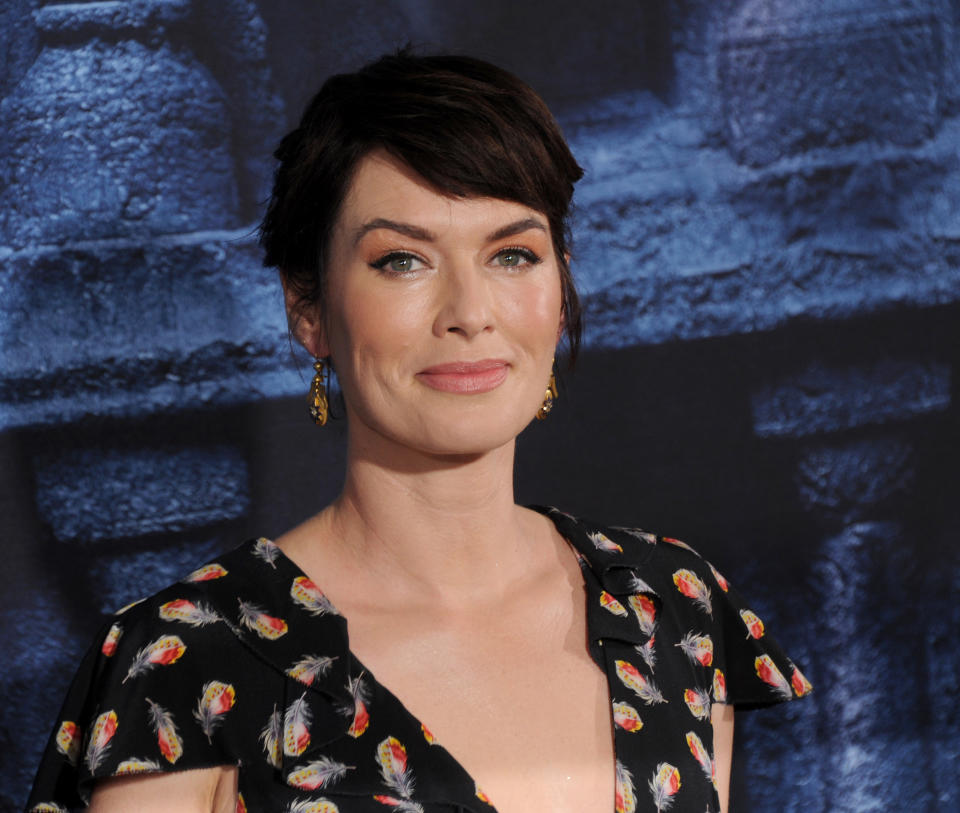 HOLLYWOOD, CALIFORNIA - APRIL 10:  Actress Lena Headey arrives at the premiere of HBO's 'Game Of Thrones' Season 6 at TCL Chinese Theatre on April 10, 2016 in Hollywood, California.  (Photo by Gregg DeGuire/WireImage)