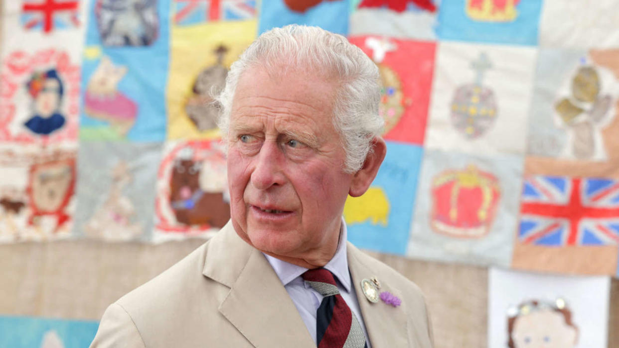 Britain's Prince Charles, Prince of Wales, visits The Sandringham Flower Show 2022 in King's Lynn at Sandringham on July 27, 2022. (Photo by Chris Jackson / POOL / AFP)