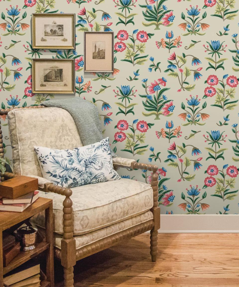 Erin Napier's wallcovering