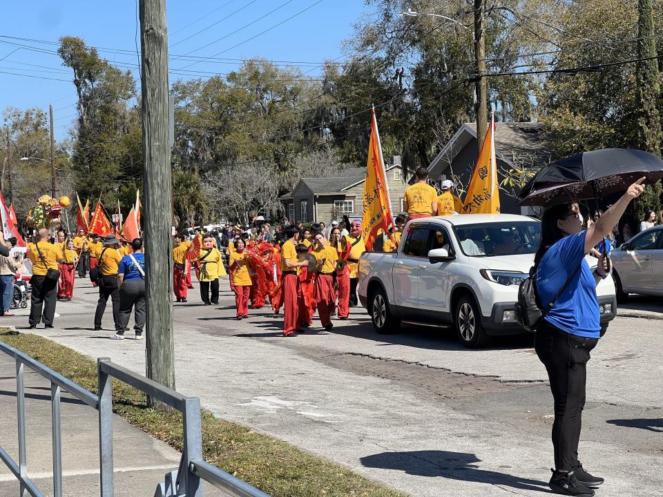 Local Asian organizations, City of Orlando and Orange County officials led the parade to celebrate the Lunar New Year.