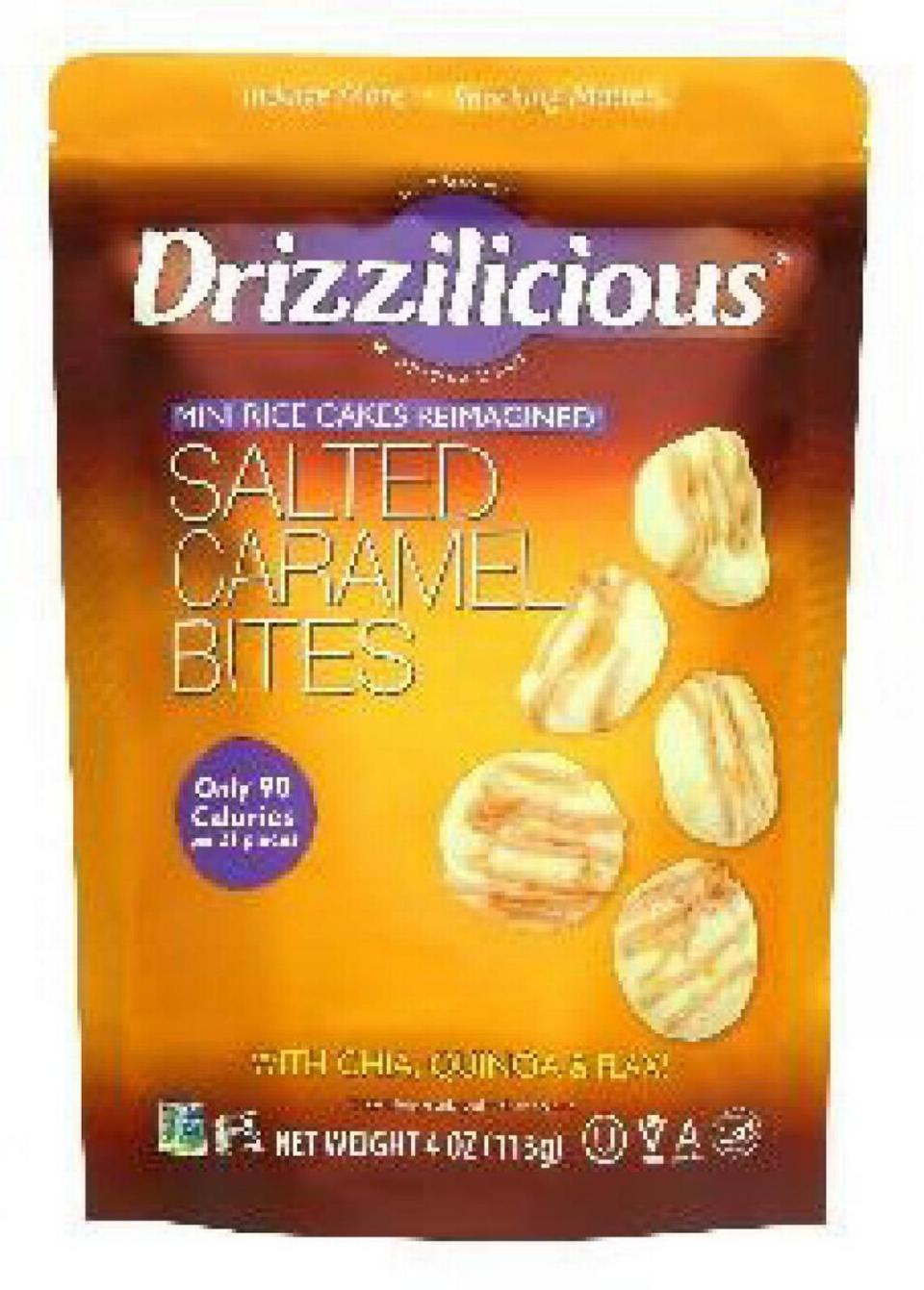 Drizzilicious Salted Caramel Bites Mini Rice Cakes