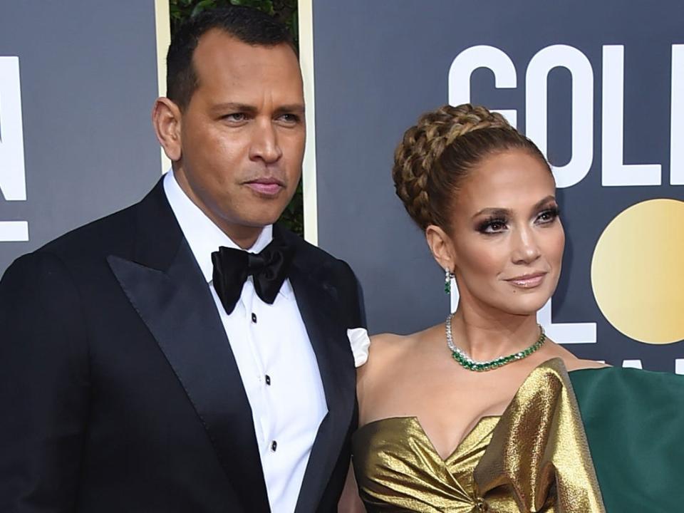 alex rodriguez and jennifer lopez january 2020