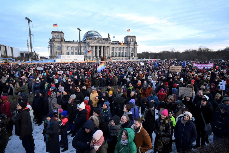 Protest against the Alternative for Germany party (AfD)