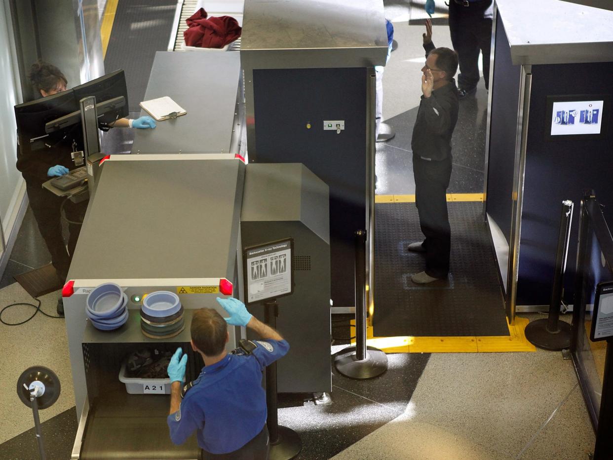 airport security body scan