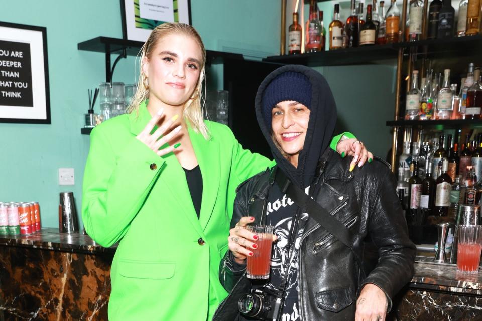 Claws By Tiger Taylor Christmas Launch At Laylow: Tigerlily Taylor and Alice Dellal (Dave Benett)