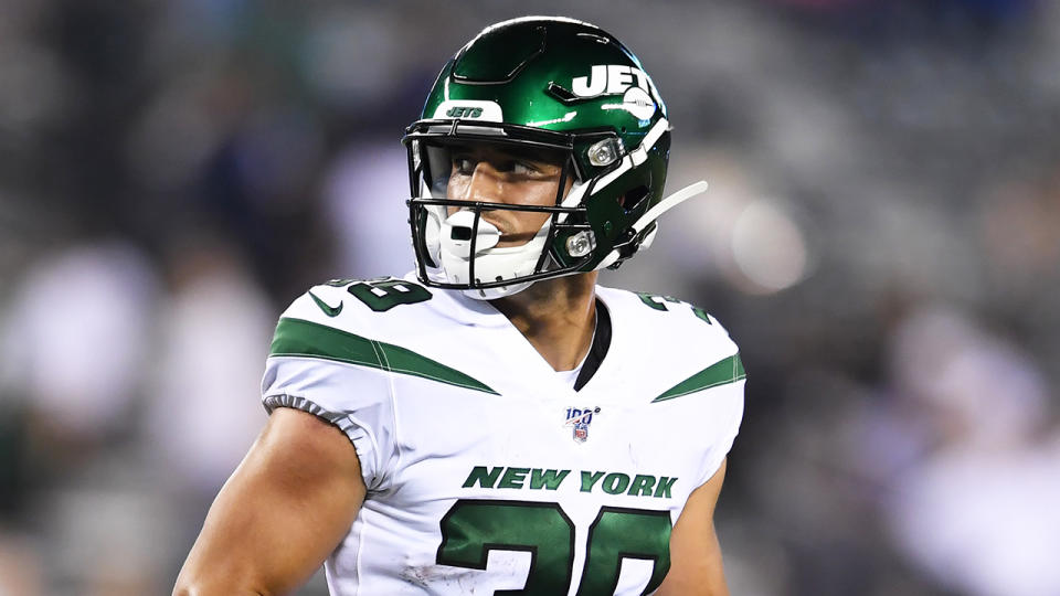 Valentine Holmes only made a brief cameo for the New York Jets in his second outing. (Getty Images)