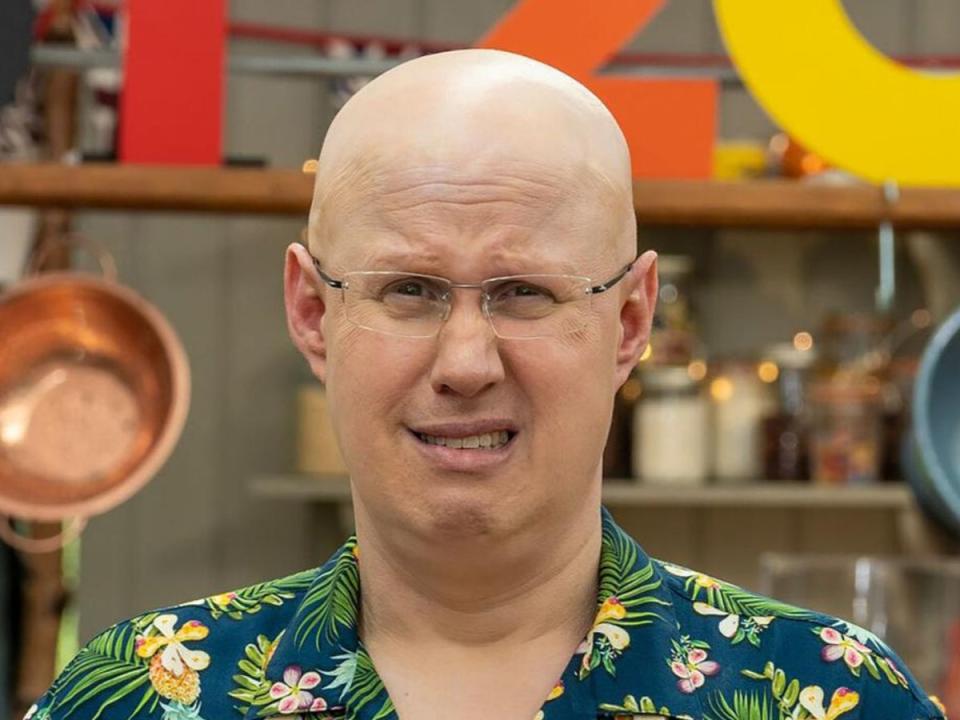 Matt Lucas presenting ‘Bake Off’ (CHANNEL 4)