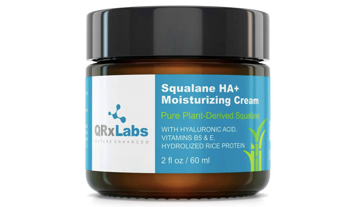 QRxLabs squalane and hyaluronic acid moisturizing cream