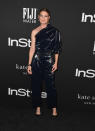 <p>The ‘Grey’s Anatomy’ actress worked an edgy, one-shoulder Max Mara jumpsuit for the event. <em>[Photo: Getty]</em> </p>